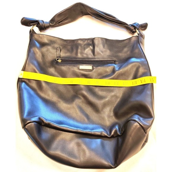 Max Studio Shoulder Bag Slouch Soft Black Hobo Style Purse, Handbag Approx 14X11 - Picture 4 of 10